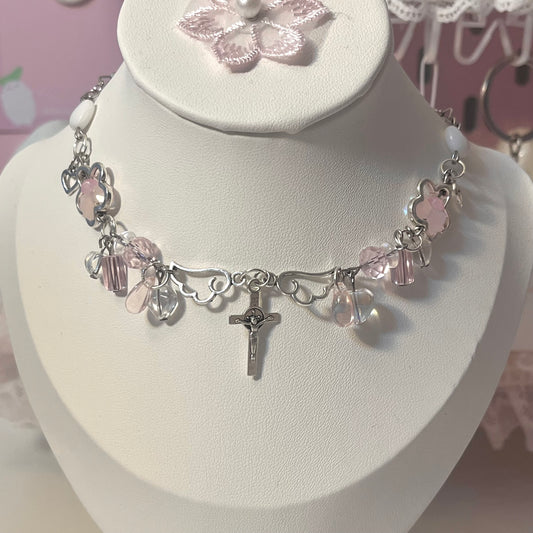 Dainty Angel Cross Necklace! ~LIMITED STOCK: RESTOCKED!!~