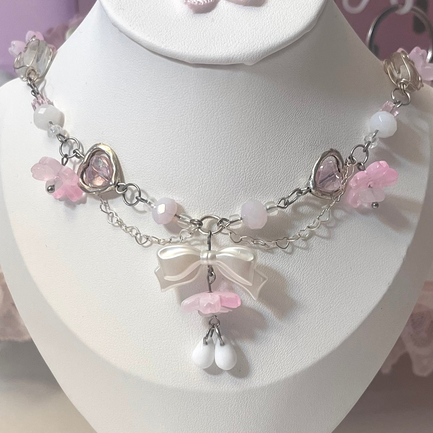 Sakura Blossom Necklace! ~LIMITED; 1 IN STOCK!~