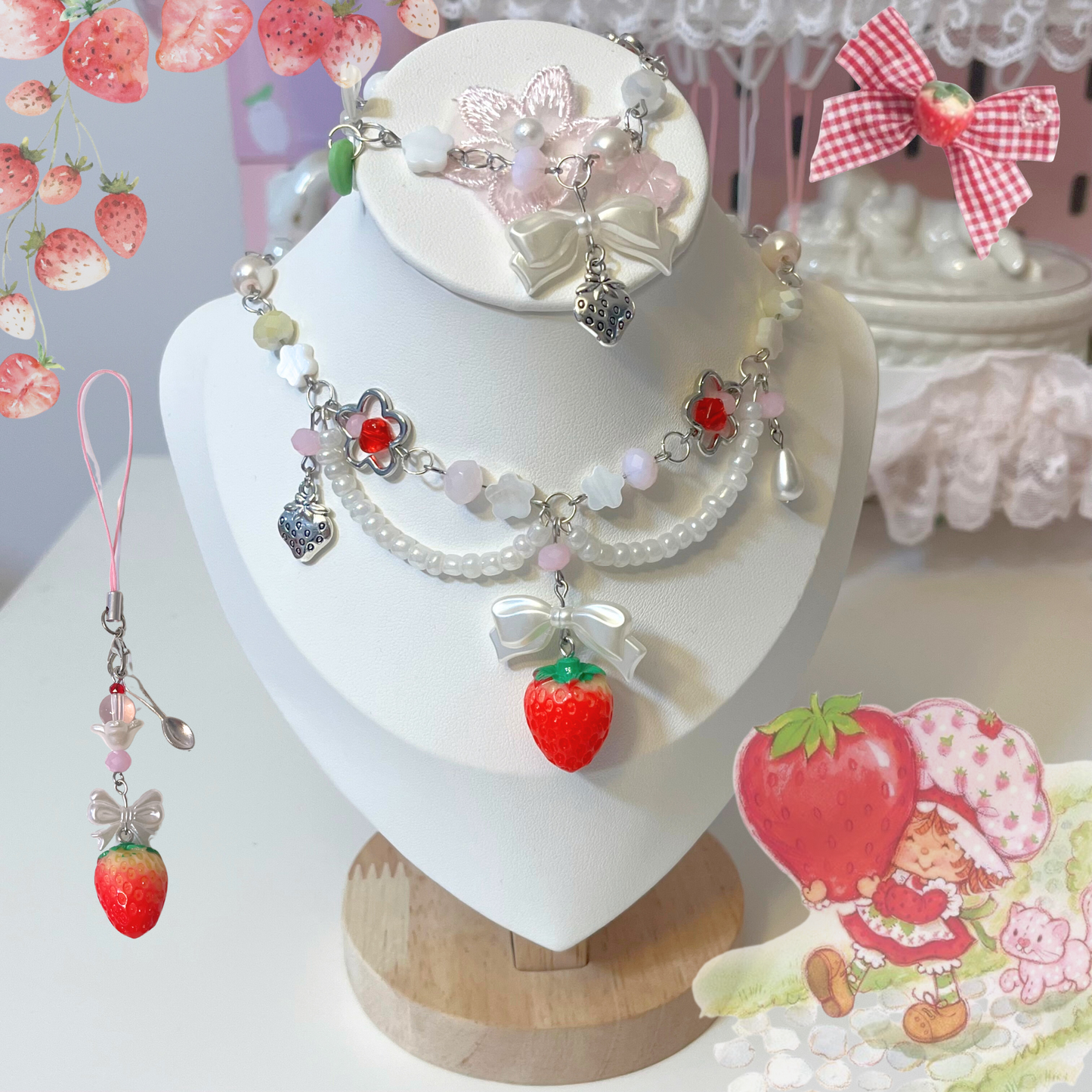 Strawberry Shortcake set!🍓🍰 ~LIMITED STOCK: 2 LEFT!~ (PRE-ORDER)