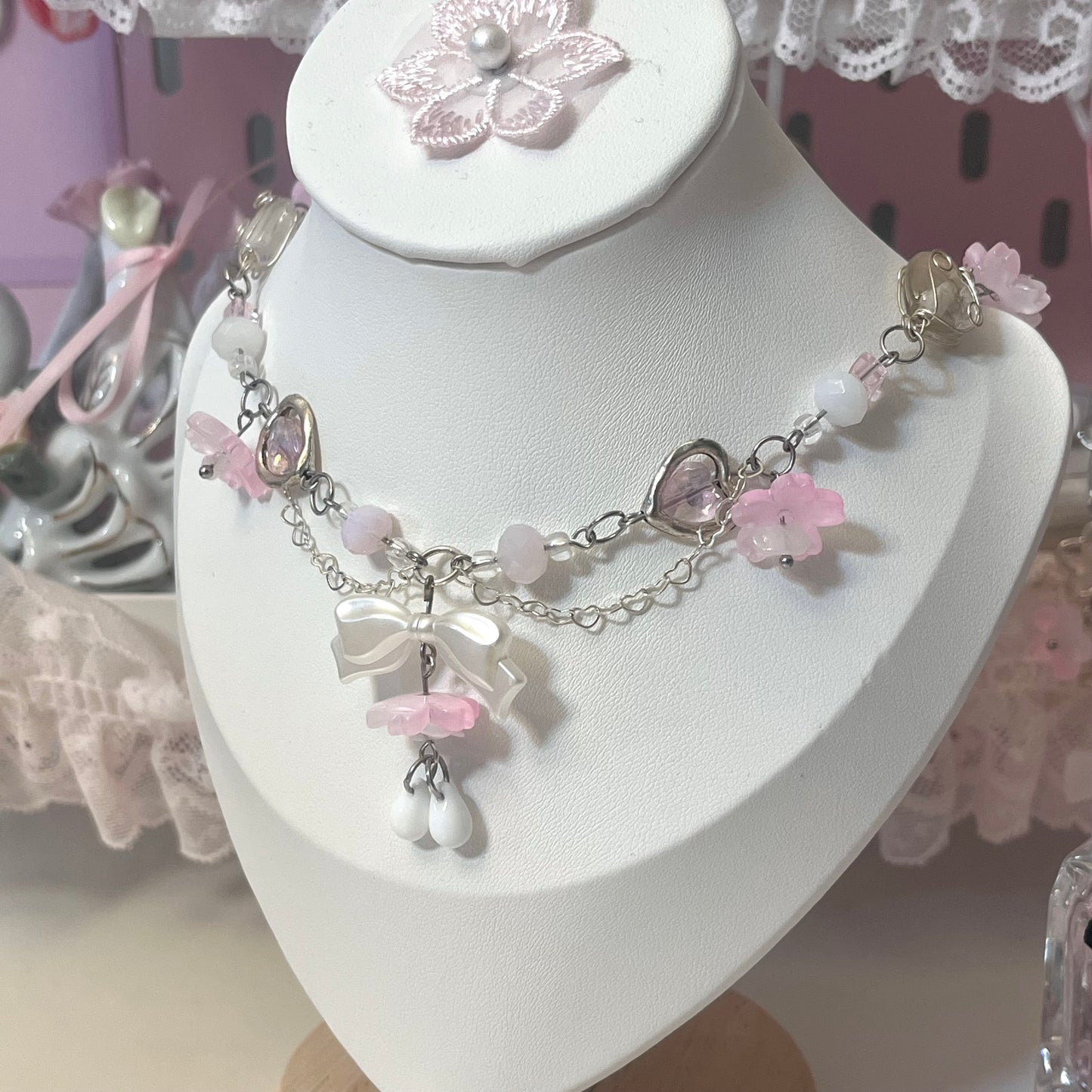 Sakura Blossom Necklace! ~LIMITED; 1 IN STOCK!~
