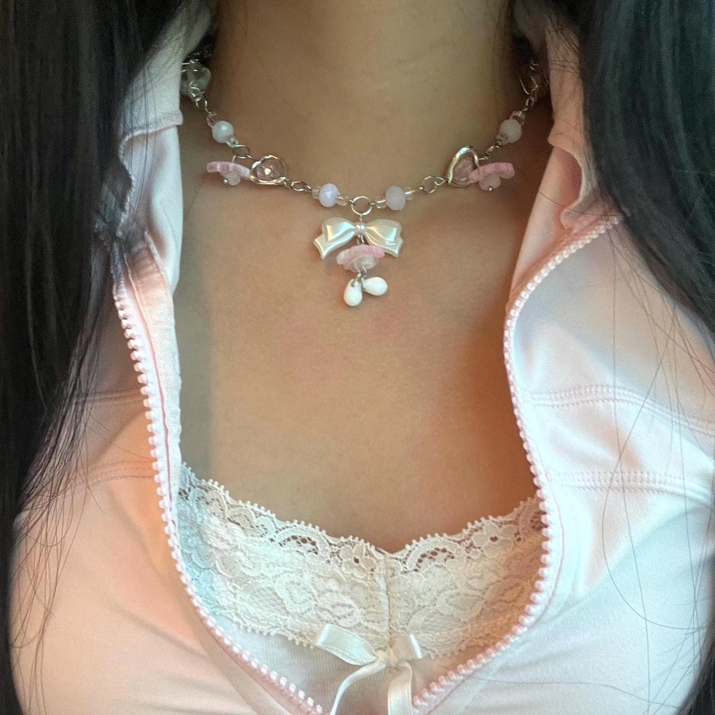 Sakura Blossom Necklace! ~LIMITED; 1 IN STOCK!~